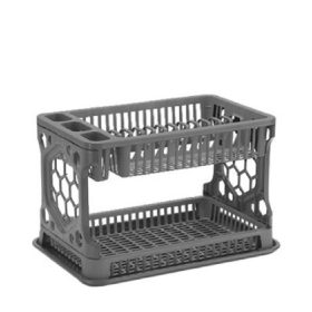 EVŐESZKÖZTARTÓ SZÁRÍTÓ SZÜRKE 2SZINTES