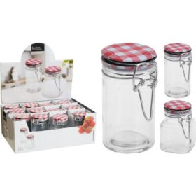 Family borcan pentru conserve cu clemă 90ml 2 modele