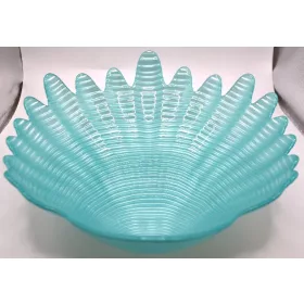 Family üvegtál átm:20CM POLO FÉMES-ÉGKÉK