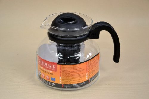 Family termorezistent sticlă teakanna cu filtru 1,5l compatibil cu microunde mai multe culoare