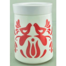 Family fűszertartó fedővel 750ml opál népi mintás