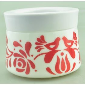 Family fűszertartó fedővel 350ml opál népi mintás