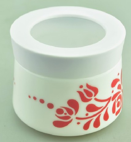 Family fűszertartó fedővel 350ml opál népi mintás