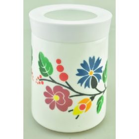 Family fűszertartó fedővel 750ml opál népi mintás