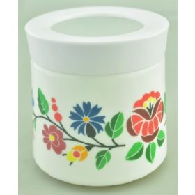 Family fűszertartó fedővel 500ml opál népi mintás