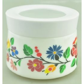 Family fűszertartó fedővel 350ml opál népi mintás