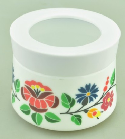 Family fűszertartó fedővel 350ml opál népi mintás