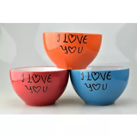   Family müzlistál "i love you" 14,2x8,5cm 3f. 720ml