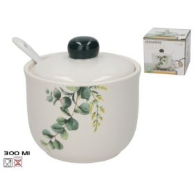 Family zaharniță cu linguriță ceramică 300ml