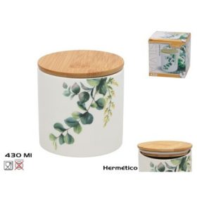   Family recipient pentru condimente ceramică bambus cu capac 430ml