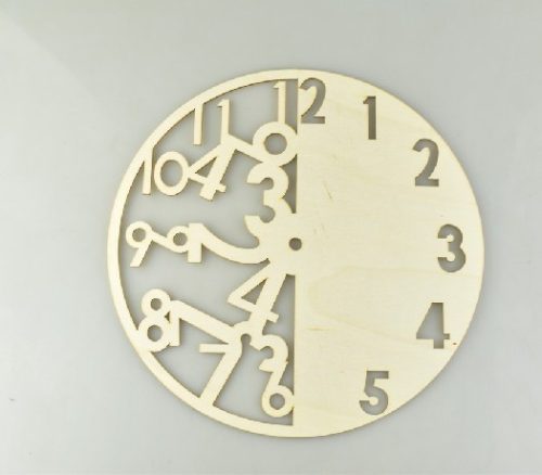 Family fa óralap "délelőtti káosz" átm: 30 cm, v: 3 mm