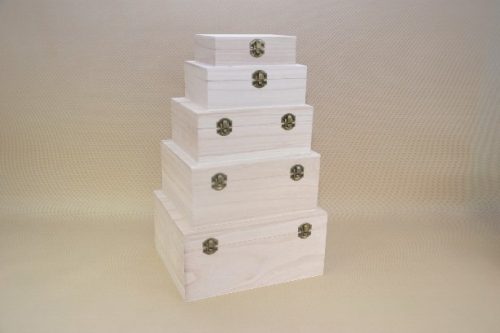 family doboz szett /5 db-os/ 10/#  27*23*13-15*11*5 cm