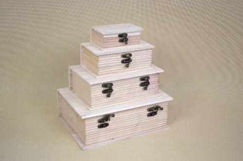 family doboz szett, könyv alakú (4 db-os) 24*9*18-10*4,5*7cm