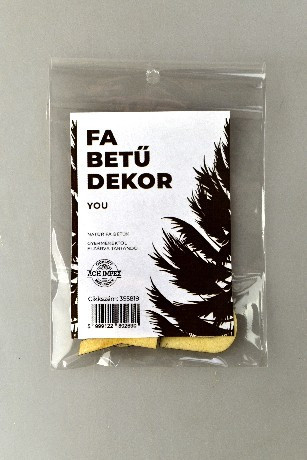 Family fa felirat "you" - 3,5 cm magas