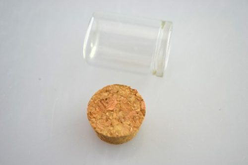 Family sticlăcse cu pereți drepți cu dop de plută 22*30mm p12