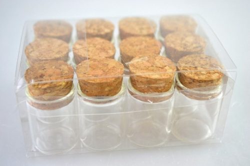 Family sticlăcse cu pereți drepți cu dop de plută 22*30mm p12