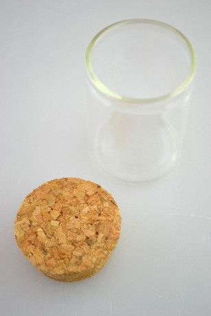 Family sticlăcse cu pereți drepți cu dop de plută 30*40mm p12