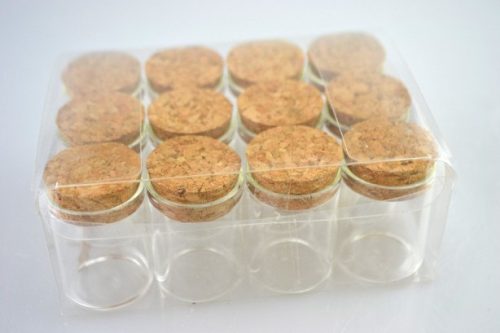 Family sticlăcse cu pereți drepți cu dop de plută 30*40mm p12