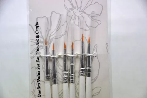 Family pensulă '000' p6 alb cu mâner (olaj/akvarell)