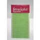 Family stras ragaszthat diam.:4 mm, 27x18 cm, 486 buc strassz/foaie, 25, verde deschis