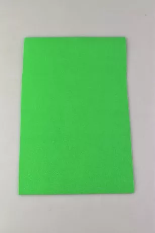 Family spumă decorativă (eva) verde 2mm 10 foaie/set, a4/set