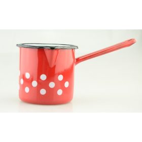 Family cafeaturnător roșu email cu buline mércés 0,4l