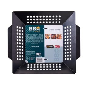 Family bbq grillcoș 29,8x26,3x5cm negru
