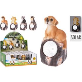 Family solar lampă cu animale 6,5x5,8x11cm 4 modele