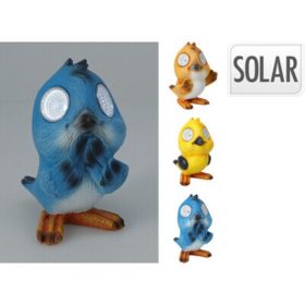 Family solar lampă madár 8x12x12cm 3 modele