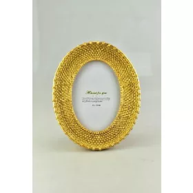 Family ramă foto antique gold oval 9x13 cm