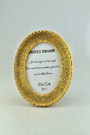 Family képkeret antique gold ovál 10x15 cm