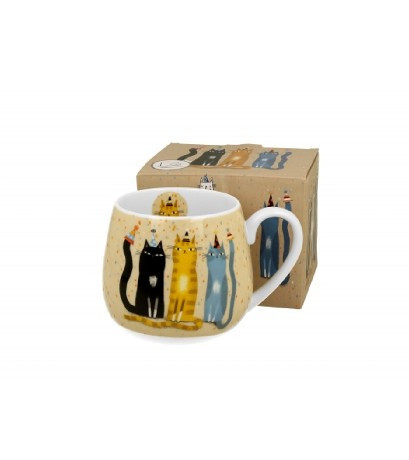 family bögre hordó porc. 430ml "cat's world" party