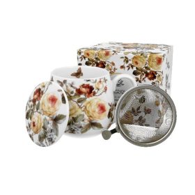 Family cană porțelan cu filtru zahra 430ml