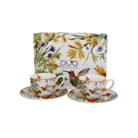 Family ceașcă+farfurioară 2sz. porțelan 90ml linnea