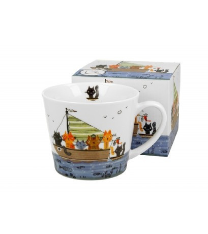 family bögre porcelán 610ml "cats crew"