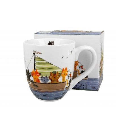 family bögre porcelán 1l "cats crew"