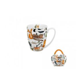 Family bögre porcelán 350ml "lazy cats"