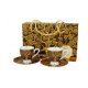 family csésze + alj 2sz. porcelán 90ml klimt tree of life