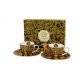 family csésze+alj 2sz. porcelán 90ml klimt tree of life