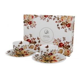 Family moka set 2sz porțelan zahra 110 ml