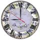 Family de perete ceas cu lavandă 28cm