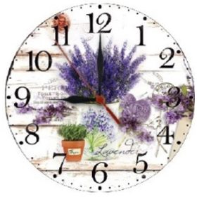 Family fali óra levendulás 28cm