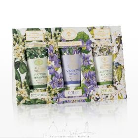 Family KÉZKRÉM SZETT 3X100ML EGYVESMAG, IBOLYA, JÁZMIN