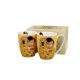 family bögre szett porcelán 2db-os 360ml klimt kiss ekrü
