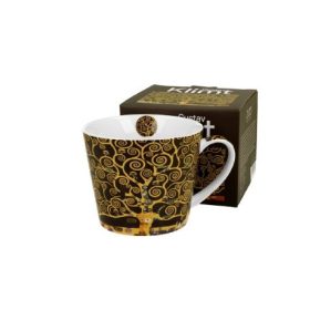 Family bögre porcelán 600ml klimt életfa barna