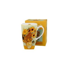   Family bögre szögletes porcelán 650ml v.v.gogh napraforgók