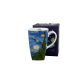 family bögre szögletes porcelán 650ml v.v.gogh csillagos éj