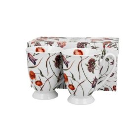 Family bögre szett porcelán 2db-os 340ml virág - meadow