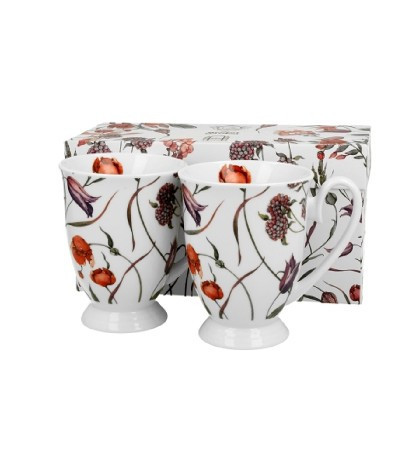 family bögre szett porcelán 2db-os 340ml virág - meadow
