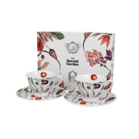   Family kávéskészlet 2 személyes csésze+alj 100ml virág - meadow